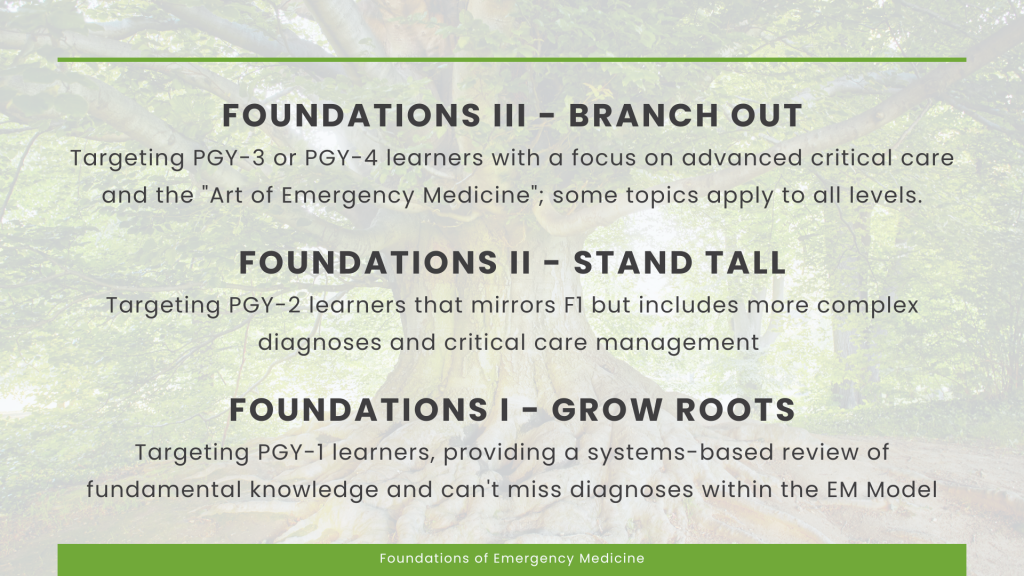 About Foundations Foundations of Emergency Medicine